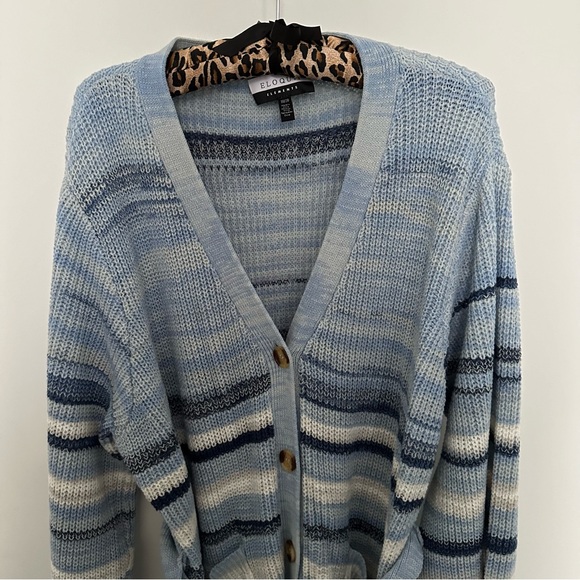 ELOQUII Elements Cardigan Sweater Dress With Tie - Picture 8 of 10